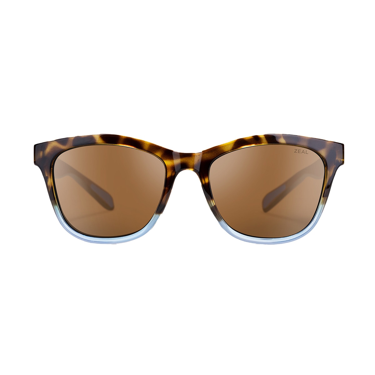 Zeal Duskwing Sunglasses Polarized in Tortoise Sky with Copper